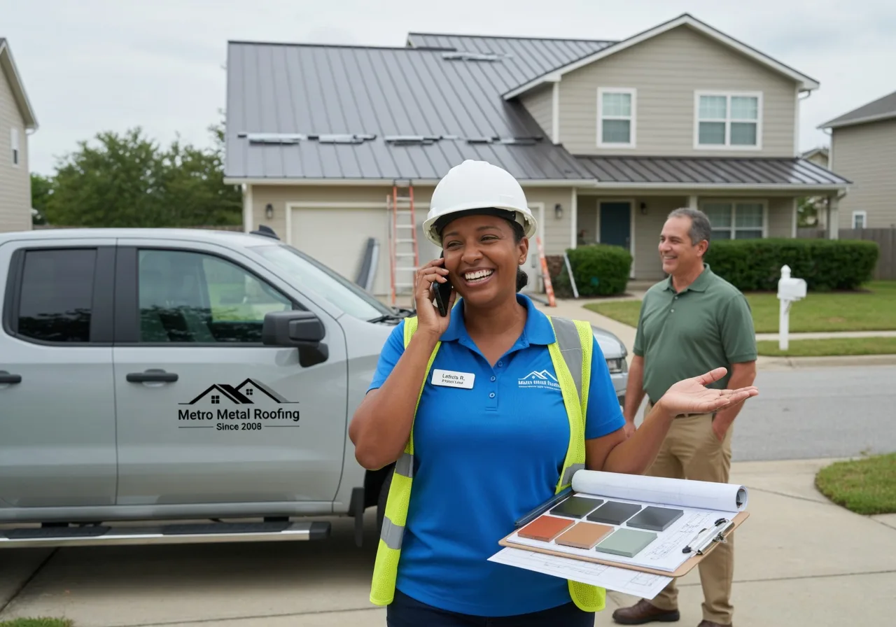 Storm Damage Metal Roof Repair in Cottage Hills, IL